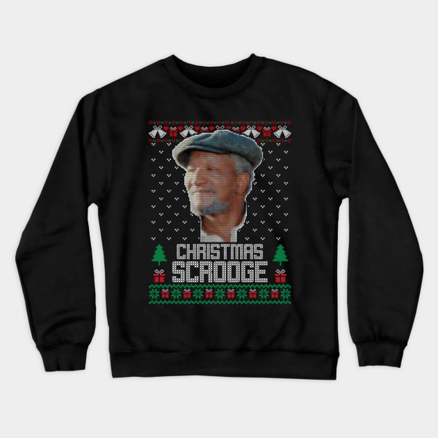 Fred Sanford christmas Crewneck Sweatshirt by crocamasistudios